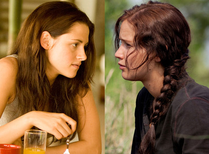 Jennifer Lawrence, Hunger Games & Kristen Stewart, Breaking Dawn Jennifer Lawrence, Hunger Games & Kristen Stewart, Breaking Dawn